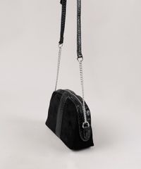 Bolsa-Feminina-Transversal-Pequena-em-Suede-com-Recortes-Preta-9604667-Preto_3