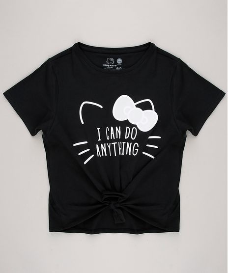 Blusa-Hello-Kitty-com-No-Manga-Curta-Decote-Redondo-Preto-9685453-Preto_1