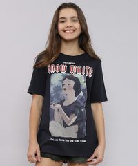 Blusa-Infantil-Branca-de-Neve-Manga-Curta--Preta-9590060-Preto_1