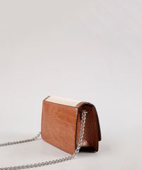 Bolsa-Feminina-Transversal-Pequena-Croco-com-Palha-e-Alca-Corrente-Marrom-9604650-Marrom_4 Bolsa-Feminina-Transversal-Pequena-Croco-com-Palha-e-Alca-Corrente-Marrom-9604650-Marrom_4