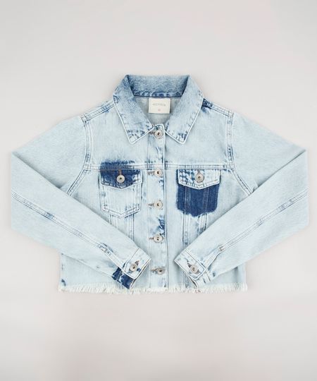 Jaqueta-Jeans-Infantil-com-Barra-Desfiada-Azul-Claro-9681200-Azul_Claro_1 Jaqueta-Jeans-Infantil-com-Barra-Desfiada-Azul-Claro-9681200-Azul_Claro_1