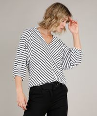 Blusa-Feminina-Ampla-Listrada-Manga-7-8-Decote-V-Off-White-9700754-Off_White_1