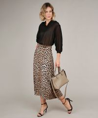 Blusa-Feminina-Ampla-Texturizado-Manga-7-8-Decote-V-Preta-9647697-Preto_3