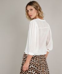 Blusa-Feminina-Ampla-Texturizado-Manga-7-8-Decote-V-Branca-9647697-Branco_2