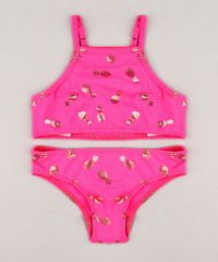 Biquini-Infantil-Estampado-de-Abacaxi-com-Protecao-UV50--Rosa-Pink-9655030-Rosa_Pink_1