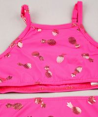 Biquini-Infantil-Estampado-de-Abacaxi-com-Protecao-UV50--Rosa-Pink-9655030-Rosa_Pink_3