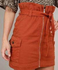 Saia-Feminina-Curta-Clochard-com-Cinto-Marrom-9699468-Marrom_4