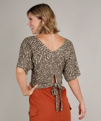 Blusa-Feminina-Transpassada-Estampada-Camuflada-com-Amarracao-Manga-Curta-Decote-V-Verde-Militar-9696999-Verde_Militar_2