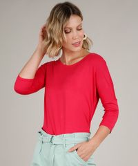 Blusa-Feminina-Ampla-Basica-Manga-Longa-Decote-Redondo-Vermelha-9509004-Vermelho_1