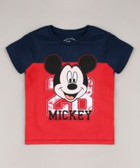 Camiseta-Infantil-Mickey-Manga-Curta-Gola-Careca-Azul-Marinho-8647274-Azul_Marinho_1