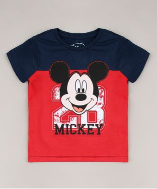 Camiseta-Infantil-Mickey-Manga-Curta-Gola-Careca-Azul-Marinho-8647274-Azul_Marinho_1