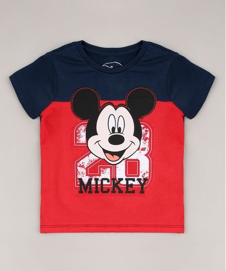 Camiseta-Infantil-Mickey-Manga-Curta-Gola-Careca-Azul-Marinho-8647274-Azul_Marinho_1