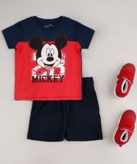 Camiseta-Infantil-Mickey-Manga-Curta-Gola-Careca-Azul-Marinho-8647274-Azul_Marinho_3