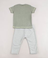 Conjunto-Infantil-O-Rei-Leao-de-Camiseta-Manga-Curta-Verde---Calca-Cinza-Mescla-9704708-Cinza_Mescla_2