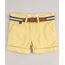 Bermuda-de-Sarja-Infantil-Slim-com-Cinto-Mostarda-8710132-Mostarda_1