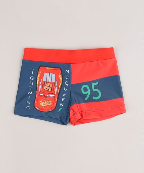 Sunga-Infantil-Boxer-Relampago-McQueen-Protecao-UV50--Vermelha-9667733-Vermelho_1
