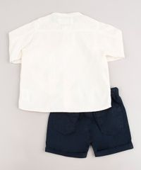 Conjunto-Infantil-de-Camisa-Manga-Longa-Bege-Claro---Bermuda-em-Sarja-Azul-Marinho-9676967-Azul_Marinho_2