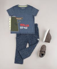 Camiseta-Infantil-Jacare-Manga-Curta-Cinza-Mescla-Escuro-9660203-Cinza_Mescla_Escuro_3