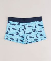 Sunga-Infantil-Boxer-Estampada-de-Tubarao-Protecao-UV50--Azul-9667358-Azul_1