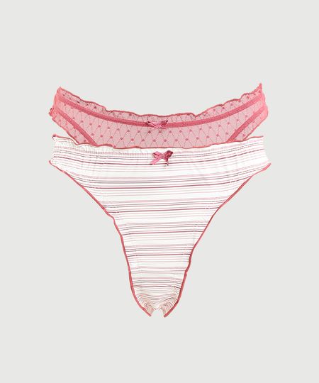 Kit-de-2-Calcinhas-Fio-Dental--Multicor-9662658-Multicor_1 Kit-de-2-Calcinhas-Fio-Dental--Multicor-9662658-Multicor_1