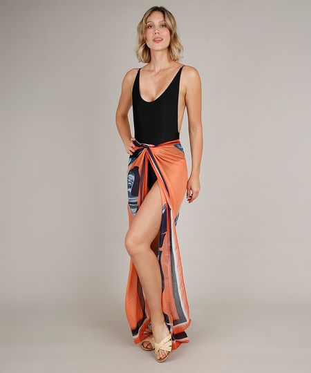 Canga-Estampada-de-Folhagem--Laranja-9621612-Laranja_1
