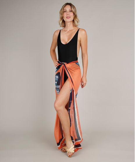 Canga-Estampada-de-Folhagem--Laranja-9621612-Laranja_1
