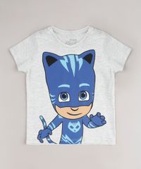 Camiseta-Infantil-Pj-Masks-Gato-Manga-Curta--Cinza-Mescla-Claro-9618750-Cinza_Mescla_Claro_1