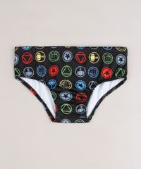 Sunga-Infantil-Slip-Os-Vingadores-com-Protecao-UV50--Preta-9667737-Preto_1