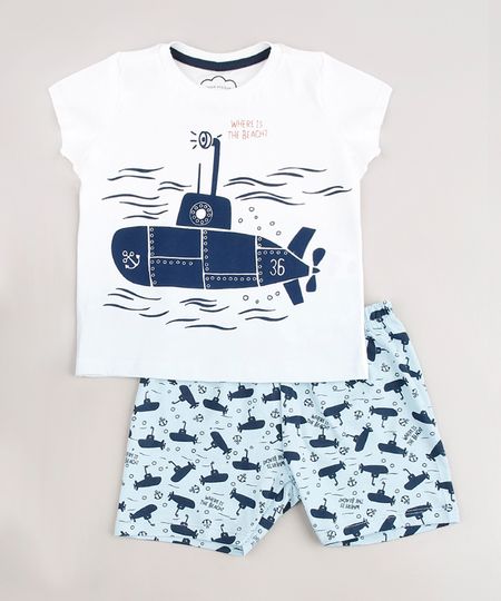 Pijama-Infantil-Submarino-Manga-Curta-Off-White-9633469-Off_White_1 Pijama-Infantil-Submarino-Manga-Curta-Off-White-9633469-Off_White_1