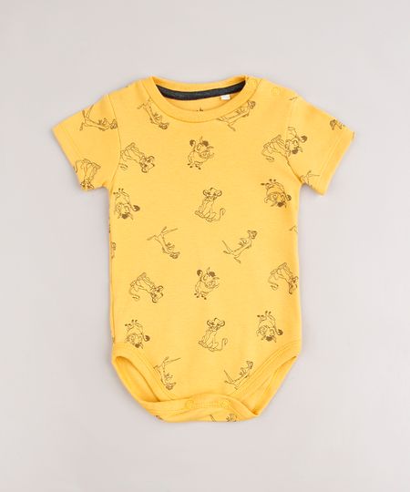 Body-Infantil-O-Rei-Leao-Manga-Curta-Mostarda-9704709-Mostarda_1