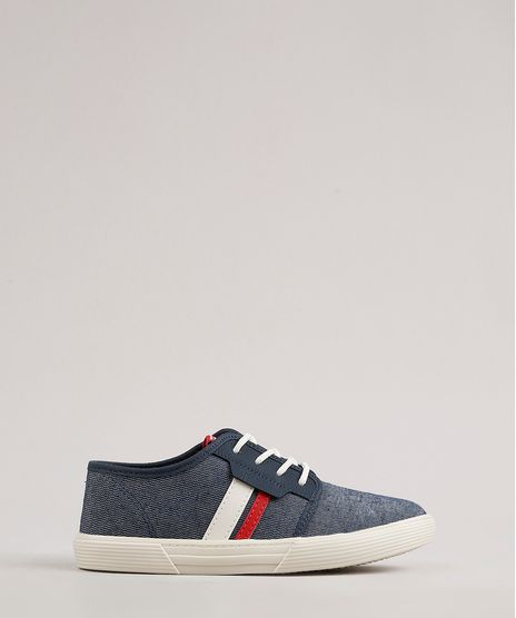 Tenis-Jeans-Infantil-Molekinho-com-Faixa-Lateral-Azul-Escuro-9707736-Azul_Escuro_1