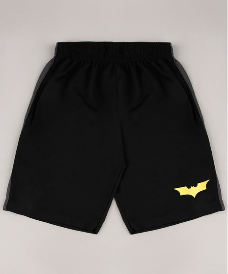 Bermuda-Infantil-Esportiva-Batman-com-Faixas-Laterais-Preta-9365293-Preto_1