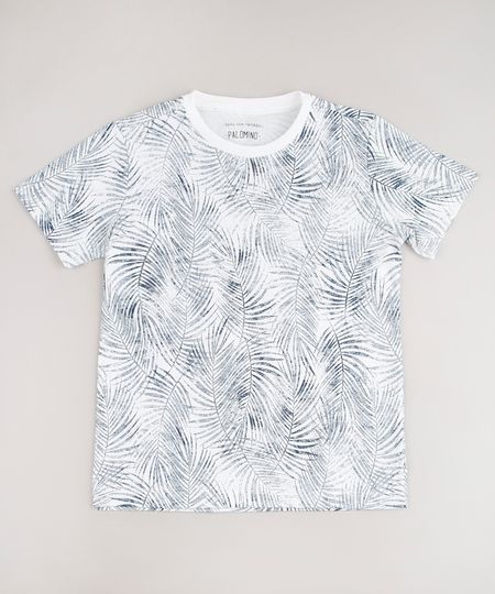 Camiseta-Infantil-Estampada-de-Folhagem-Manga-Curta-Off-White-9662196-Off_White_1