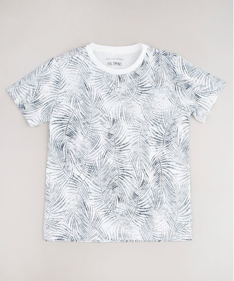 Camiseta-Infantil-Estampada-de-Folhagem-Manga-Curta-Off-White-9662196-Off_White_1
