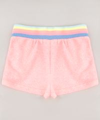 Short-Infantil-em-Moletom-com-Tira-para-Amarracao--Rosa-Neon-9580684-Rosa_Neon_2