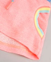 Short-Infantil-em-Moletom-com-Tira-para-Amarracao--Rosa-Neon-9580684-Rosa_Neon_3