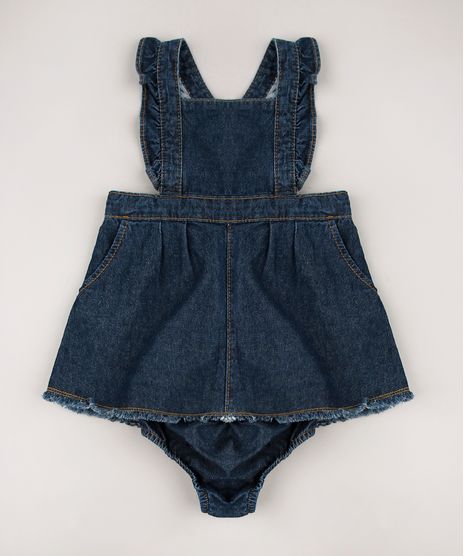 Salopete-Jeans-Infantil-com-Babado---Calcinha-Azul-Escuro-9678390-Azul_Escuro_1