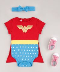 Body-Infantil-Mulher-Maravilha-Estampado-Manga-Curta---Faixa-para-Cabelo-Vermelho-9678392-Vermelho_3