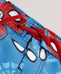 Bermuda-Surf-Infantil-Homem-Aranha-Estampada-com-Cordao-Azul-9653052-Azul_3