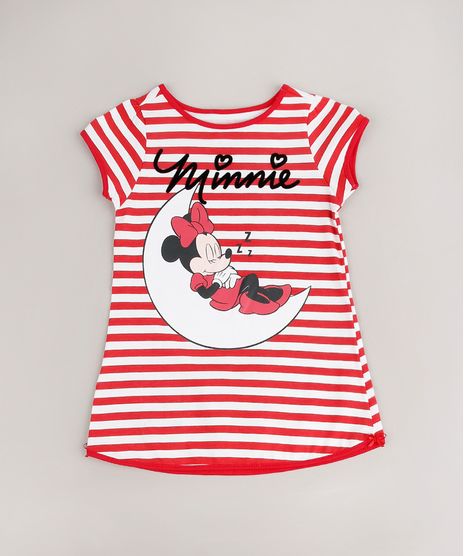 Camisola-Infantil-Minnie-Listrada-Manga-Curta-Vermelha-9641221-Vermelho_1