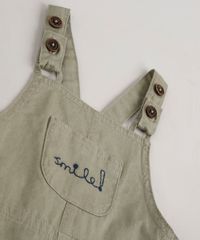 Macacao-de-Sarja-Infantil-com-Bolsos-Smile-Barra-Dobrada-Verde-Militar-9676966-Verde_Militar_5