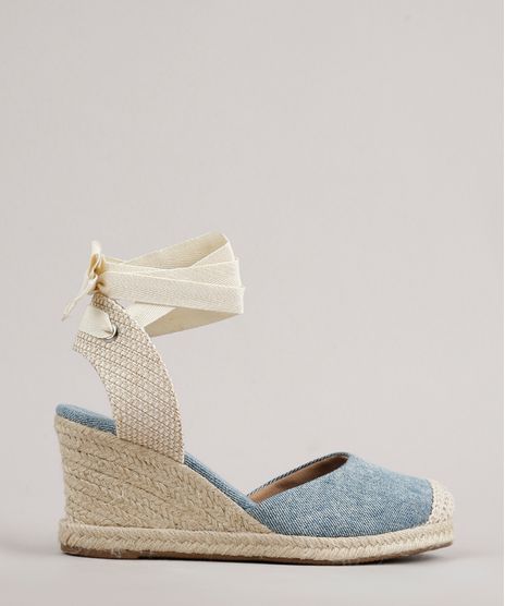 Espadrille-Jeans-Feminina-Oneself-Anabela-com-Corda-e-Amarracao-Azul-Claro-9702589-Azul_Claro_1