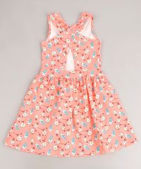 Vestido-Infantil-Estampando-Floral-com-Transpasse-Alca-Media-Coral-Neon-9705293-Coral_Neon_2