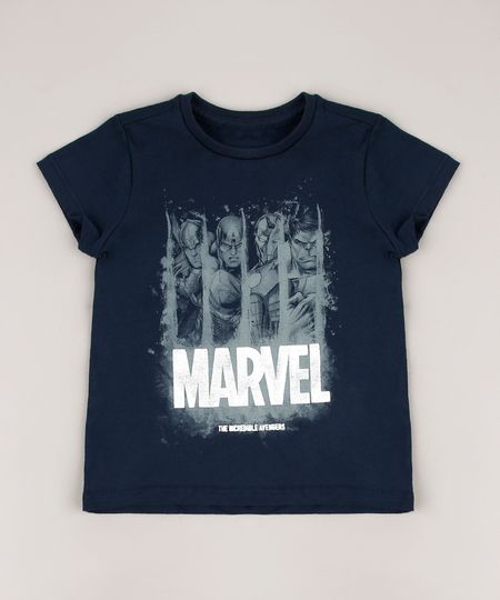 Camiseta-Infantil-Marvel-Metalizado-Manga-Curta-Azul-Marinho-9715169-Azul_Marinho_1