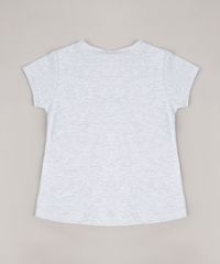 Blusa-Infantil-Sereia-com-Glitter-Manga-Curta---Tiara-Cinza-Mescla-Claro-9675157-Cinza_Mescla_Claro_2