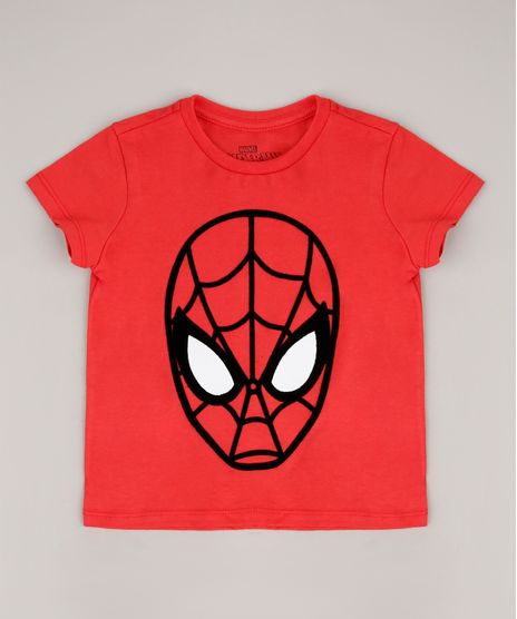 Camiseta-Infantil-Homem-Aranha-Manga-Curta-Vermelho-9715166-Vermelho_1