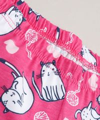 Pijama-Infantil-Gatinho-Estampado-Manga-Curta--Cinza-Mescla-Claro-9641228-Cinza_Mescla_Claro_4