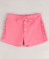 Short-Infantil-Texturizado-com-Franzido-Rosa-9680413-Rosa_1