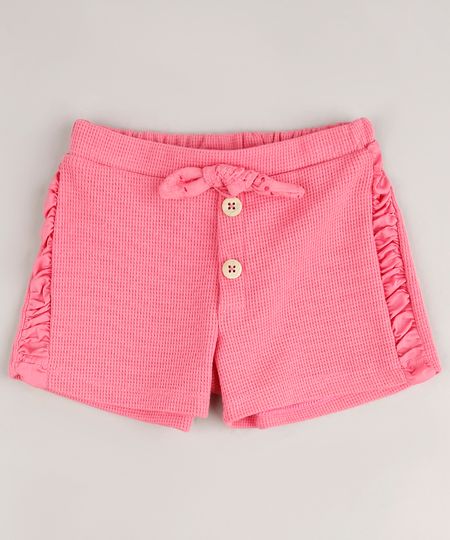 Short-Infantil-Texturizado-com-Franzido-Rosa-9680413-Rosa_1 Short-Infantil-Texturizado-com-Franzido-Rosa-9680413-Rosa_1