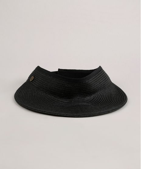Viseira-de-Praia-Feminina-Dobravel-Preta-9243518-Preto_1